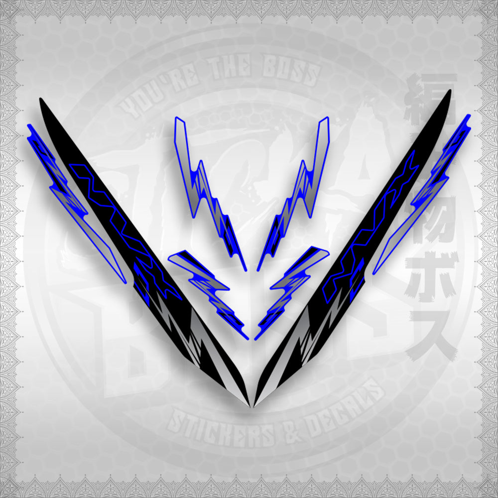 AEROX 155 V1 INDO-MALAY CONCEPT ( NVX ALPHA x OMEGA ) STICKER DECALS By STICKABOSS