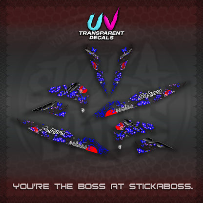BEAT V2 UV TRANSPARENT INDO DECALS (2026 SAKURA NEW STYLE)STICKER DECALS By STICKABOSS