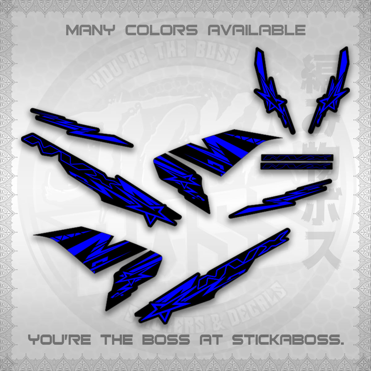 AEROX V1 MALAY CONCEPT ( NVX STARLIGHT ) STICKER DECALS By STICKABOSS