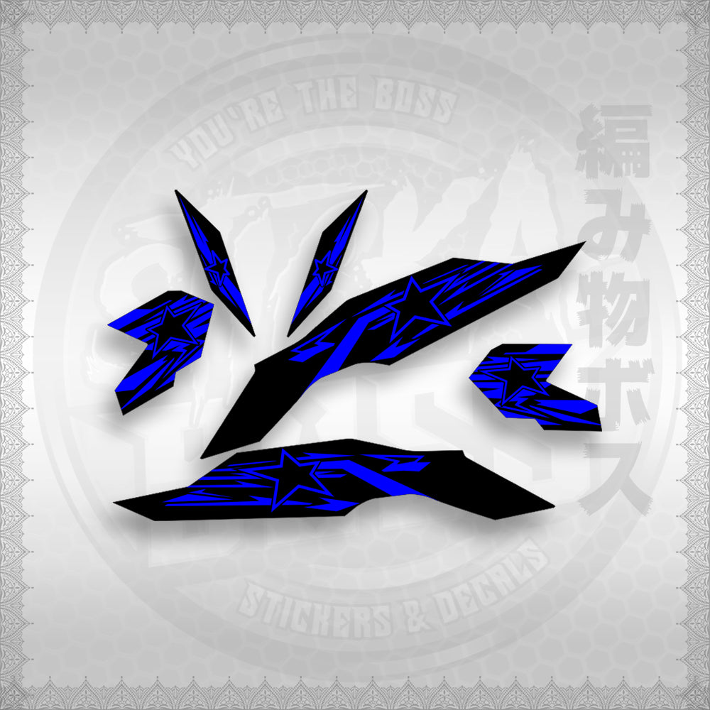 STICKER DECALS for CLICK V3 (CV3VRSTST) By STICKABOSS (SOFIE LAMINATED WATERPROOF)