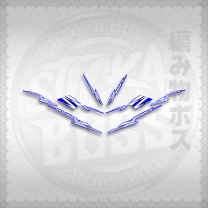 STICKER DECALS for AEROX 155 V1 THAI (AV1STOLTHST) By STICKABOSS (SOFIE LAMINATED WATERP