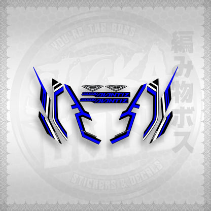 STICKER DECALS for MIO SOUL i125 (MSIEGAVCUDE17) By STICKABOSS (SOFIE LAMINATED WATERPROOF)