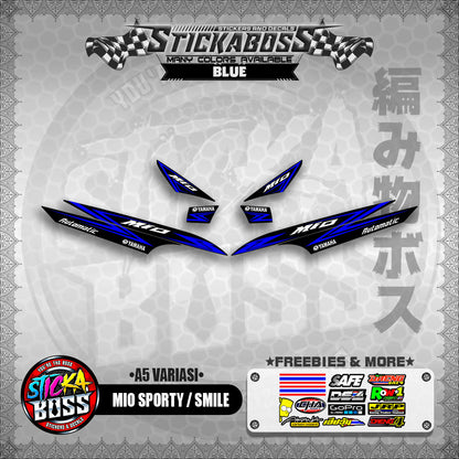 MIO SPORTY / SMILE INDO STICKER DECALS ( A5 VARIASI )【WITH FREEBIES】