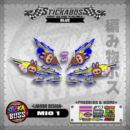 MIO 1 STICKER DECALS ( LABUBU DESIGN )【WITH FREEBIES】