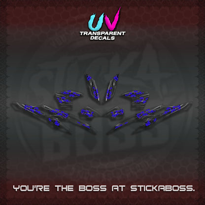 CLICK 125 V2 UV TRANSPARENT DECALS (2026 NEW SAKURA WIND)STICKER DECALS By STICKABOSS