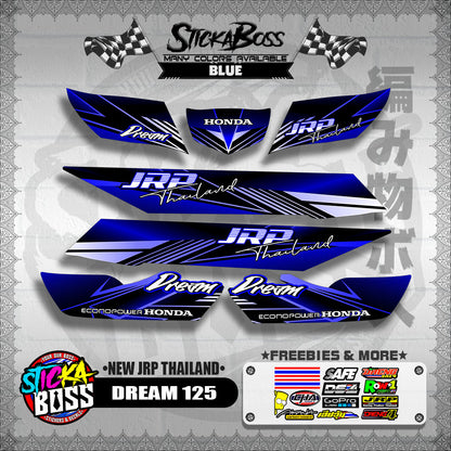 DREAM 125 DECALS ( NEW JRP THAILAND )【WITH FREEBIES】