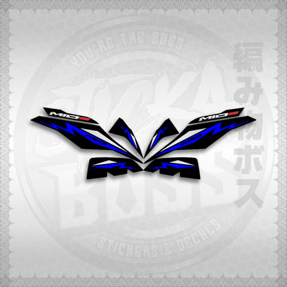 STICKER DECALS for MIO I 125 M3 INDO (MIIMOA4) By STICKABOSS (SOFIE LAMINATED WATERPROOF)
