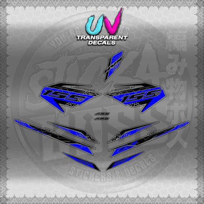 【PREMIUM UV PRINT】TRANSPARENT AEROX V3 ALPHA TURBO INDO (AV312TEDE)【WITH FREEBIES】