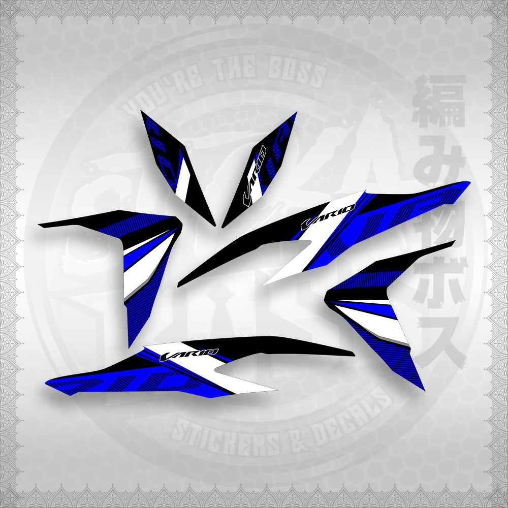 STICKER DECALS for CLICK V2 (CV2VA20MA) By STICKABOSS (SOFIE LAMINATED WATERPROOF)