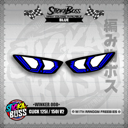 CLICK 125i / 150i V2 (WINKER 008) TRANSPARENT【WITH FREEBIES】