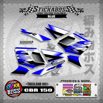 HONDA CBR 150 OLD DECALS ( THAILAND 001 )【WITH FREEBIES】