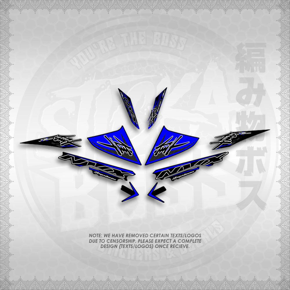 STICKER DECALS for AEROX V3 ALPHA TURBO (AV3HAHO) By STICKABOSS (SOFIE LAMINATED WATERPROOF)