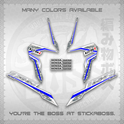 CLICK 125 V3 VIETNAM CONCEPT ( FOR WHITE BARCODE STYLE ) STICKER DECALS By STICKABOSS