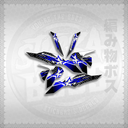 STICKER DECALS for CLICK V3 (CV320VAA3) By STICKABOSS (SOFIE LAMINATED WATERPROOF)