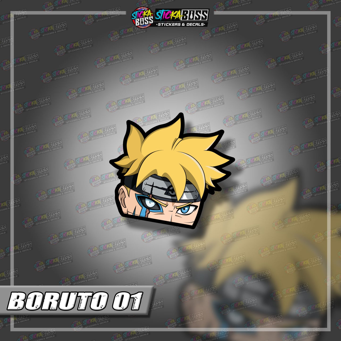 NARUTO | ANIME PEEKER STICKER【VINYL PRINTED】( LAMINATED / WATERPROOF )