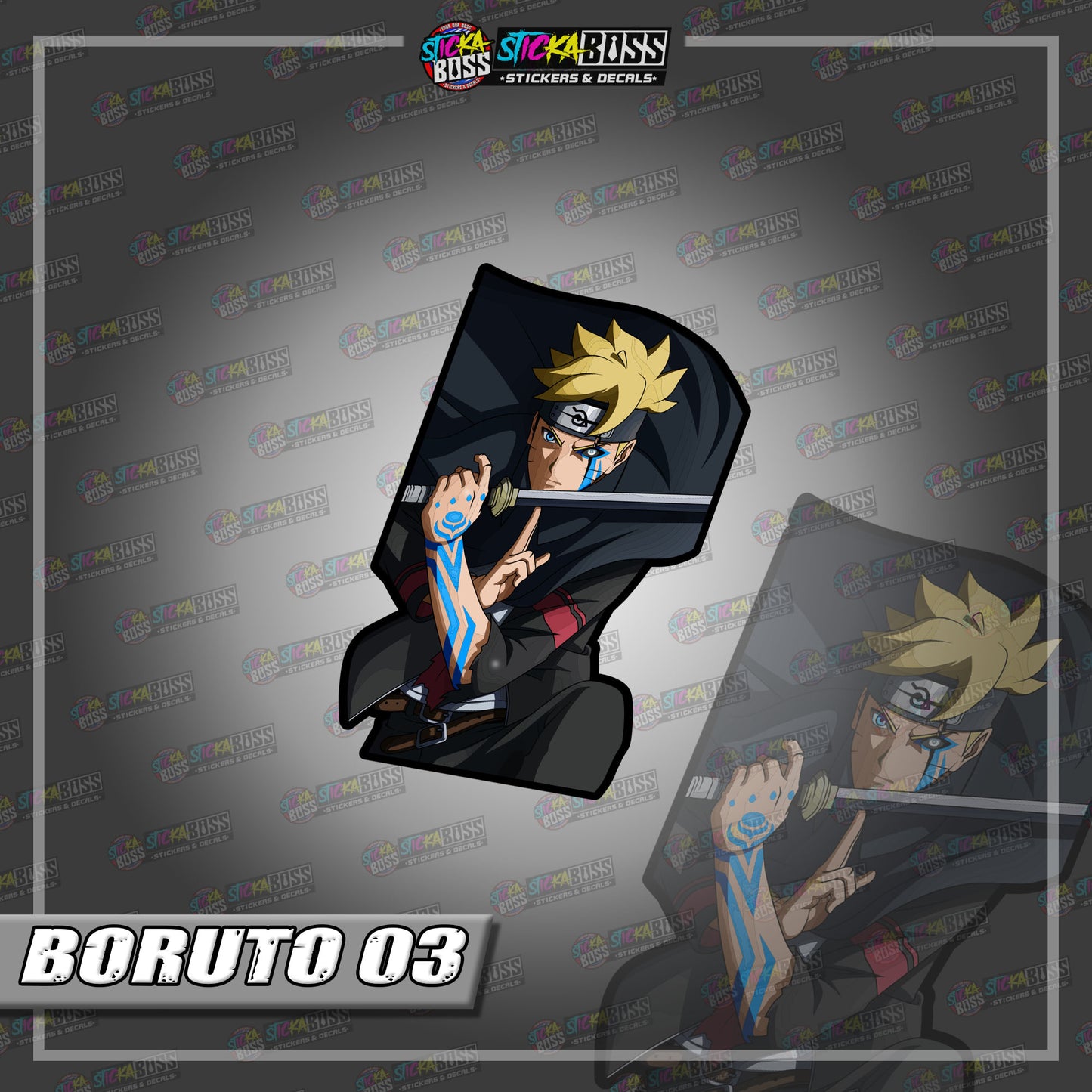NARUTO PART 2 | ANIME PEEKER STICKER【VINYL PRINTED】( LAMINATED / WATERPROOF )