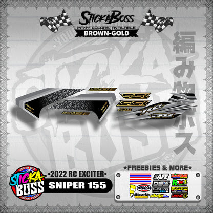 SNIPER 155 DECALS ( 2022 RC EXCITER )【WITH FREEBIES】