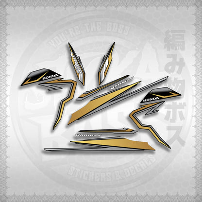 CLICK 125 V3 VARIO VR182114 DESIGN STICKER DECALS By STICKABOSS (SOFIE LAMINATED WATERPROOF)