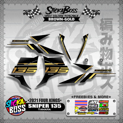 SNIPER 135 DECALS ( 2021 FOUR KINGS )【WITH FREEBIES】