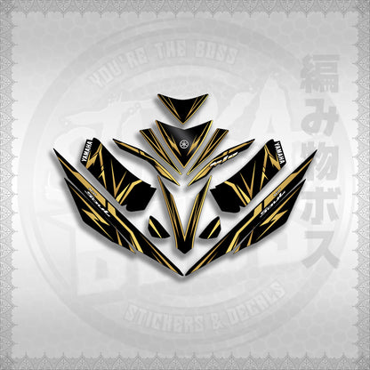 STICKER DECALS for MIO 4 (MIRGADE) By STICKABOSS (SOFIE LAMINATED WATERPROOF)