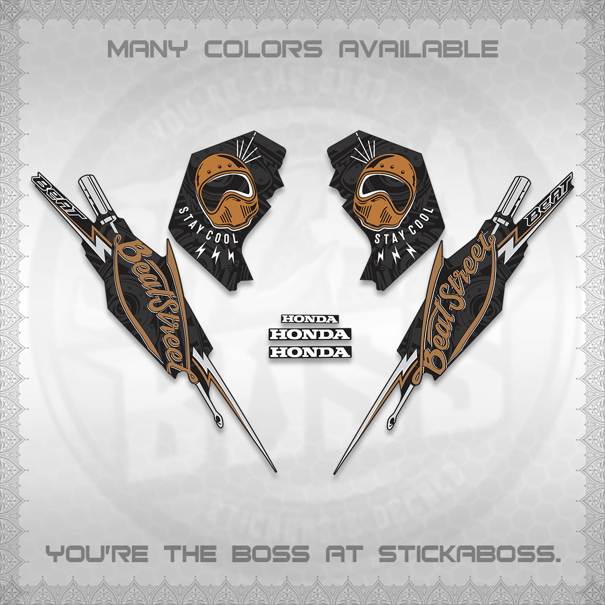 BEAT FI V2 DECALS (2026 BEATSTREET DESIGN) STICKER KITS BY STICKABOSS