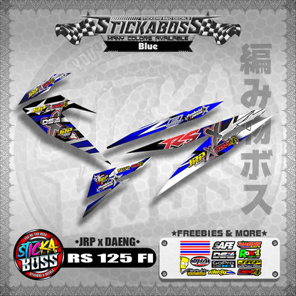 RS 125 FI Decals (JRP x DAENG) [ASSORTED COLORS]【PREMIUM GLOSSY LAMINATED】