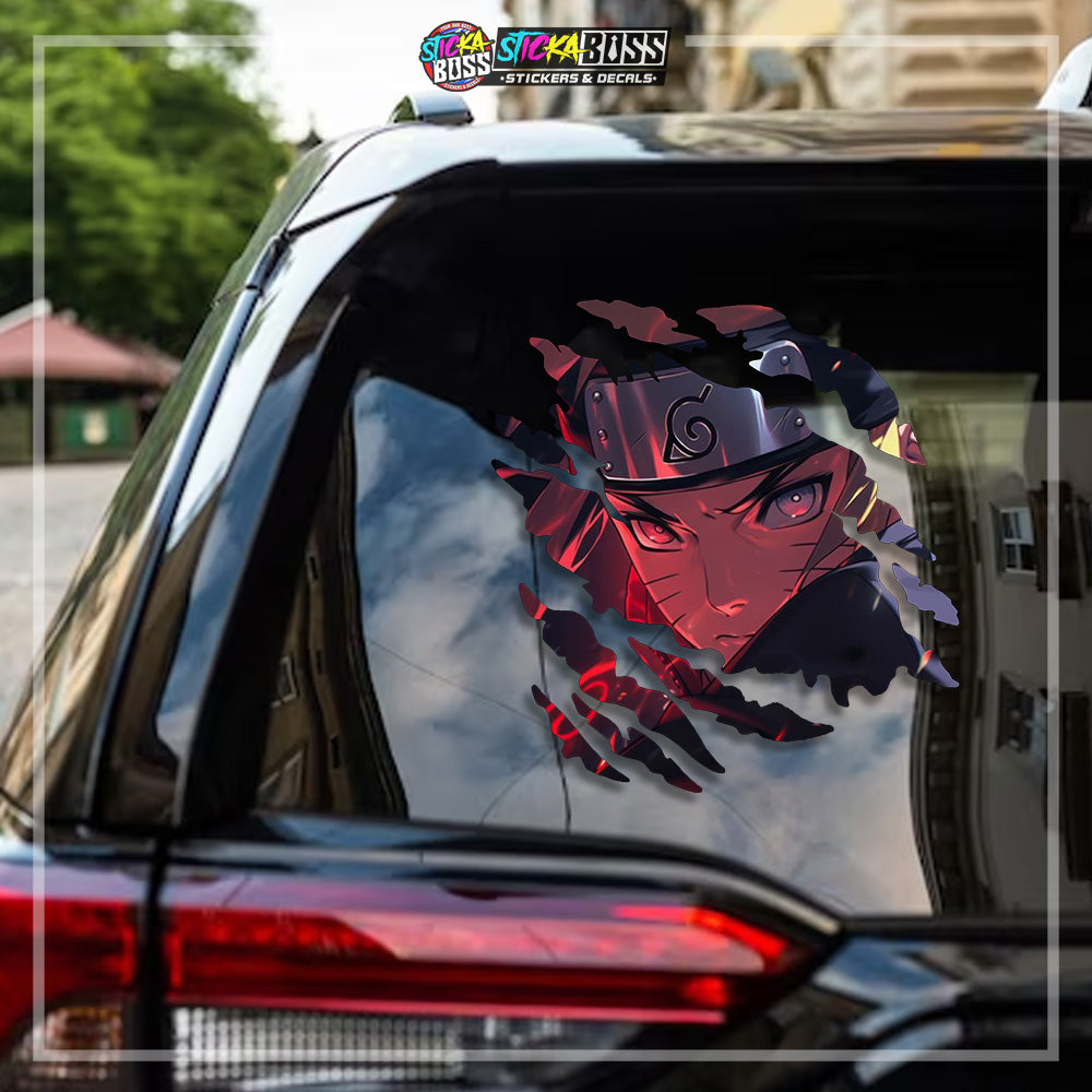 NARUTO PART 1 | ANIME SCRATCH STICKER【VINYL PRINTED】( LAMINATED / WATERPROOF )【Stickaboss】