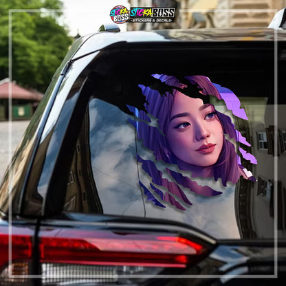 BLACKPINK PART 2 | ANIME SCRATCH STICKER【VINYL PRINTED】( LAMINATED / WATERPROOF )【Stickaboss】