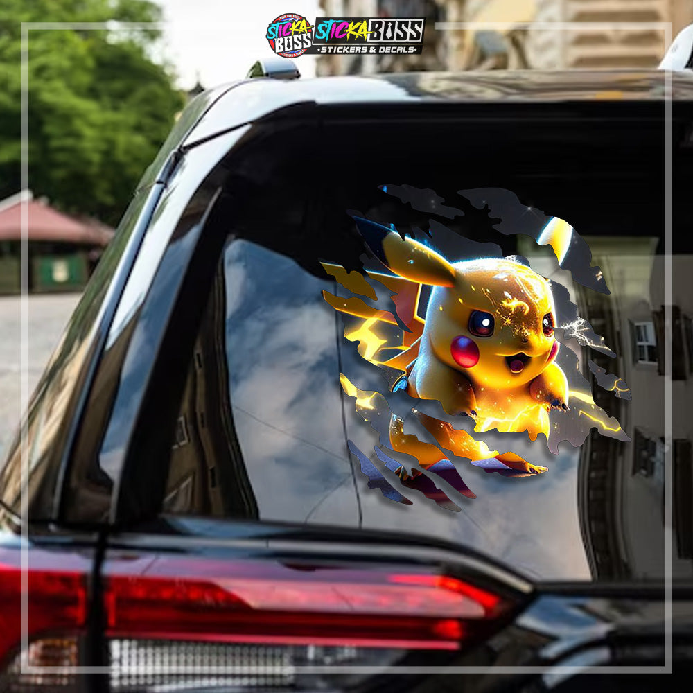 POKEMON PART 1 | ANIME SCRATCH STICKER【VINYL PRINTED】( LAMINATED / WATERPROOF )【Stickaboss】