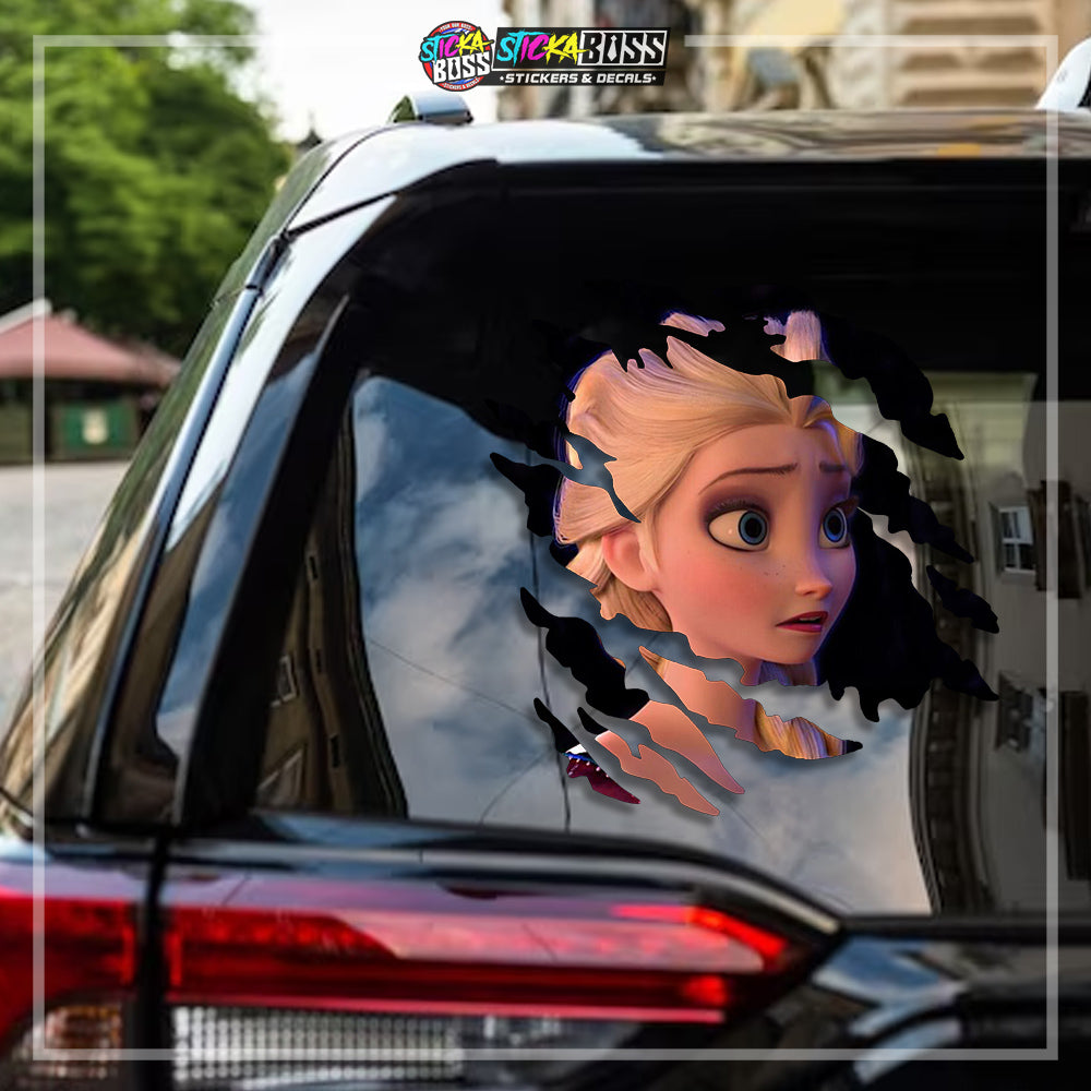 DISNEY PRINCESSES PART 1 | ANIME SCRATCH STICKER【VINYL PRINTED】( LAMINATED / WATERPROOF )