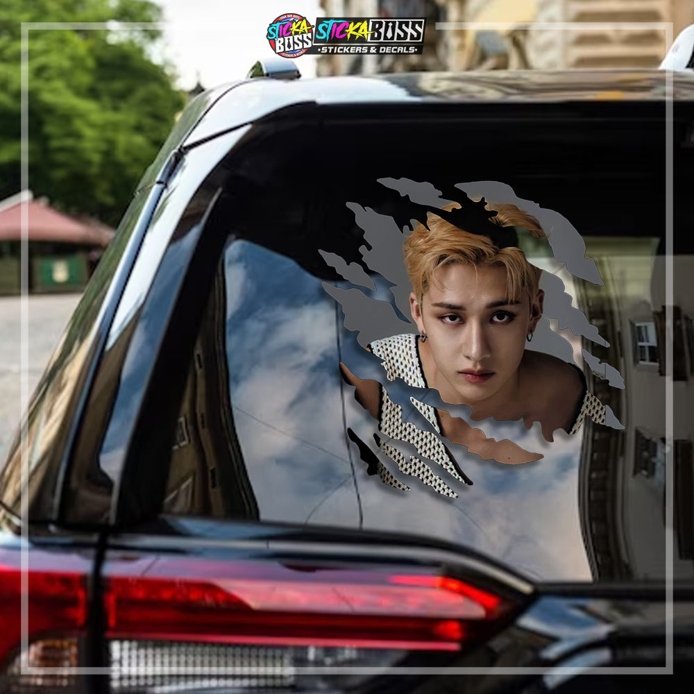 STRAYKIDS | ANIME SCRATCH STICKER【VINYL PRINTED】( LAMINATED / WATERPROOF )【Stickaboss】