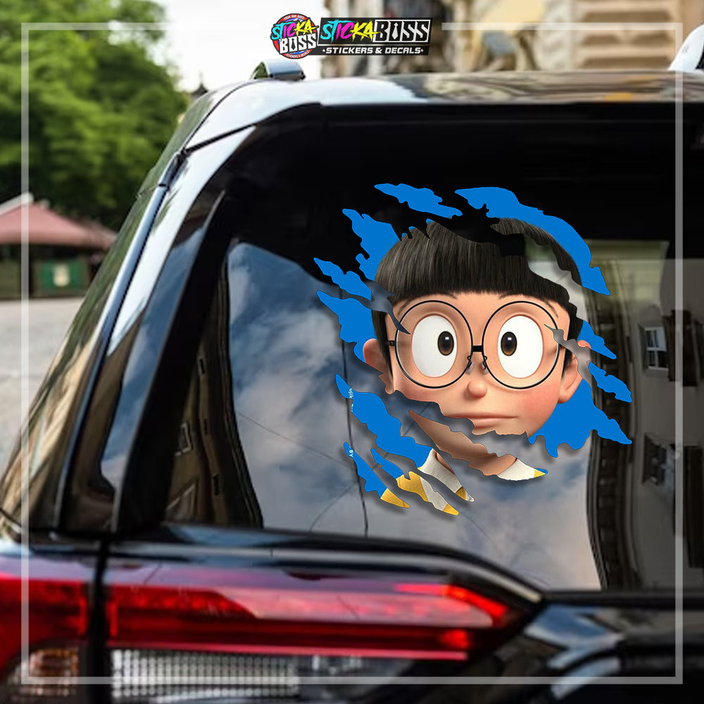 DORAEMON | ANIME SCRATCH STICKER【VINYL PRINTED】( LAMINATED / WATERPROOF )