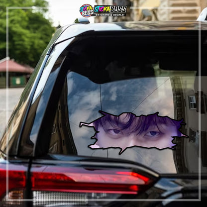 KPOP-TXT | CRACK PEEKERS  ( ANIME VINYL STICKER DECALS )【Stickaboss】