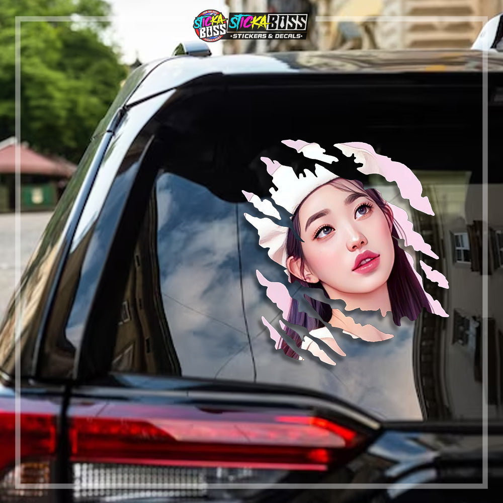 TWICE PART 2 | ANIME SCRATCH STICKER【VINYL PRINTED】( LAMINATED / WATERPROOF )【Stickaboss】