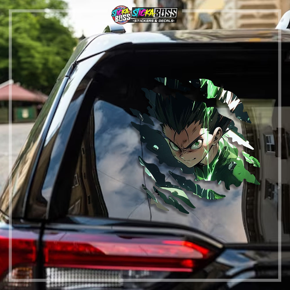 HUNTER X HUNTER | ANIME SCRATCH STICKER【VINYL PRINTED】( LAMINATED / WATERPROOF )【Stickaboss】
