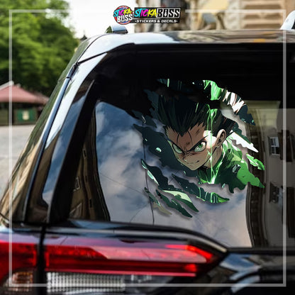 HUNTER X HUNTER | ANIME SCRATCH STICKER【VINYL PRINTED】( LAMINATED / WATERPROOF )【Stickaboss】
