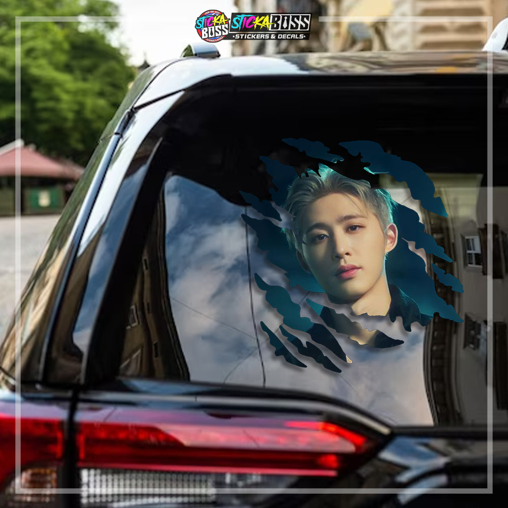 IKON | ANIME SCRATCH STICKER【VINYL PRINTED】( LAMINATED / WATERPROOF )【Stickaboss】