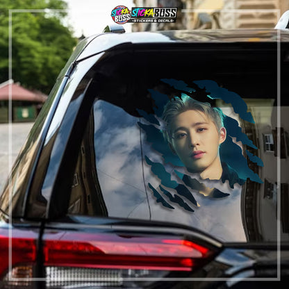 IKON | ANIME SCRATCH STICKER【VINYL PRINTED】( LAMINATED / WATERPROOF )【Stickaboss】