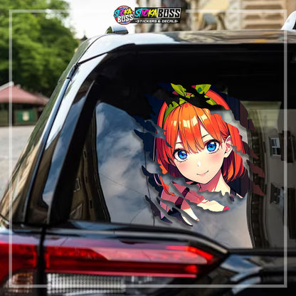 THE QUINTESSENTIAL QUINTUPLETS| ANIME SCRATCH STICKER【VINYL PRINTED】( LAMINATED / WATERPROOF )【Stick
