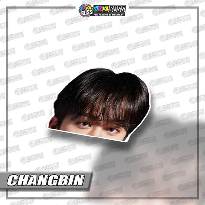 STRAYKIDS | ANIME PEEKER STICKER【VINYL PRINTED】( LAMINATED / WATERPROOF ) (Copy)