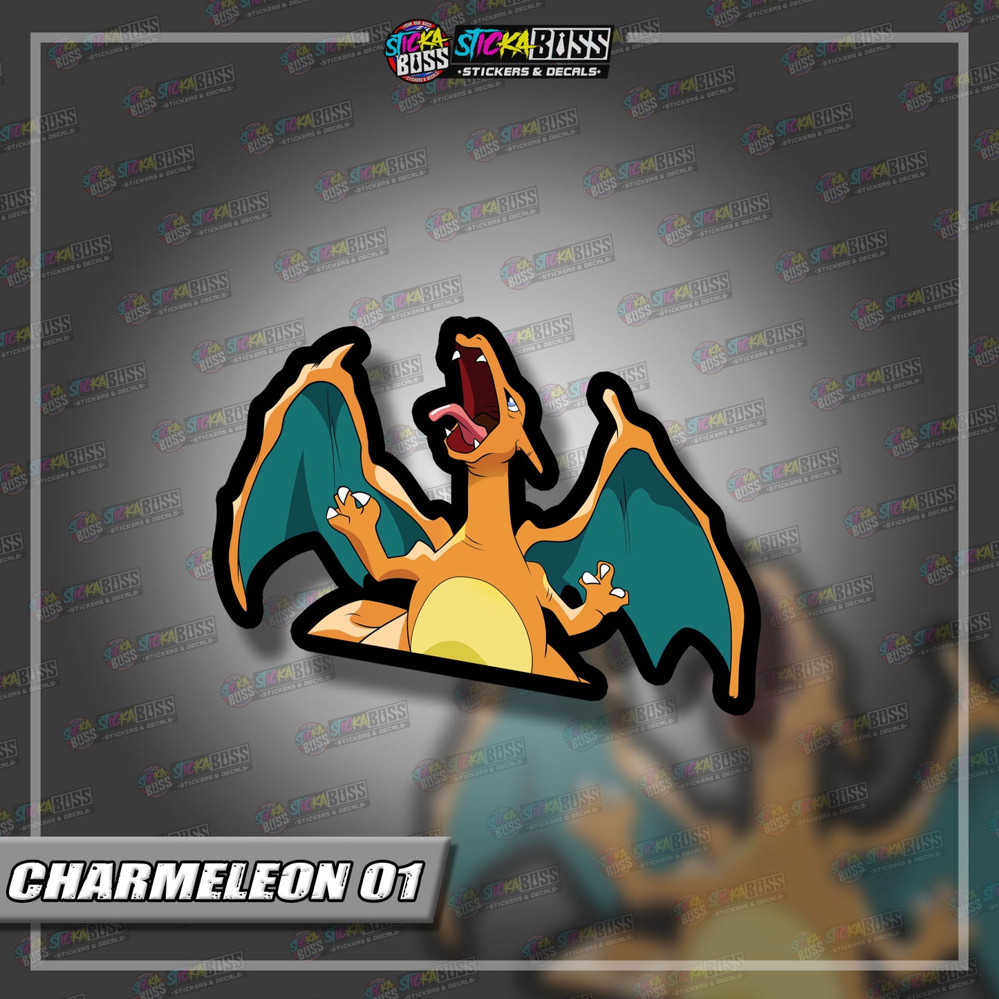 POKEMON | ANIME PEEKER STICKER【VINYL PRINTED】( LAMINATED / WATERPROOF )