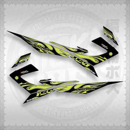 RAIDER 150 REBORN CARB MALAY CONCEPT ( SATRIA 0001 FIRE V3 ) STICKER DECALS By STICKABOSS
