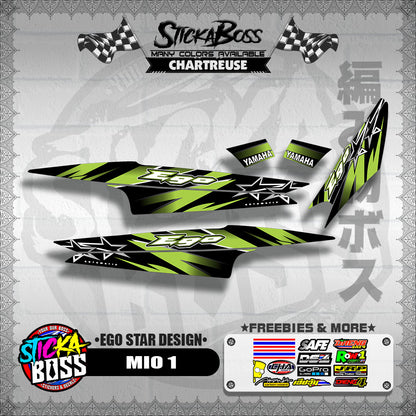 MIO 1 DECALS ( EGO STAR DESIGN )【WITH FREEBIES】