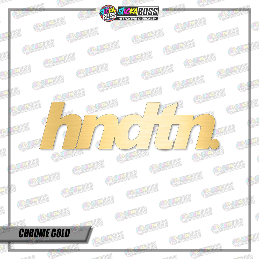 HNDTN. (VINYL CUT-OUT STICKER DECALS )【Stickaboss】