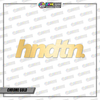 HNDTN. (VINYL CUT-OUT STICKER DECALS )【Stickaboss】
