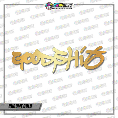 GOODSHIT  ( VINYL CUT-OUT STICKER DECALS )【Stickaboss】