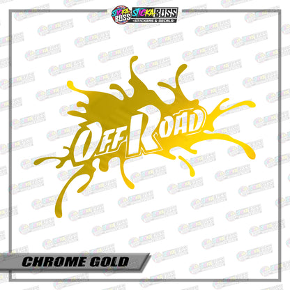 OFF ROAD ( VINYL CUT-OUT STICKER DECALS )【Stickaboss】