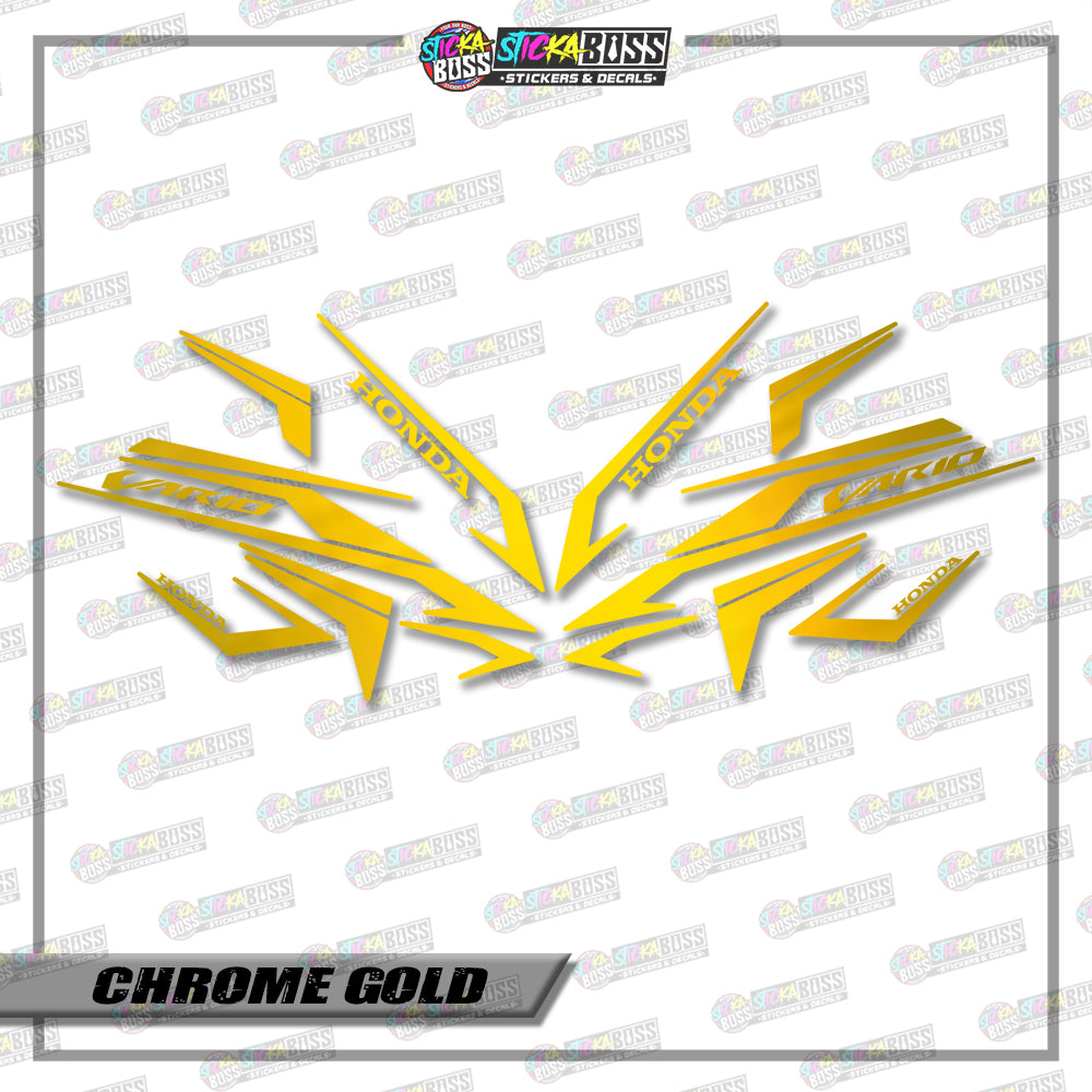 CLICK V2 CUT-OUT DECALS ( 001 VARIO SHARP STRIPPING )【Stickaboss】