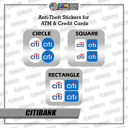 BANK CVV STICKER PART 1 |  4 PCS | ANTI-THEFT STICKER FOR ATM AND DEBIT/CREDIT CARDS【PRINTED】