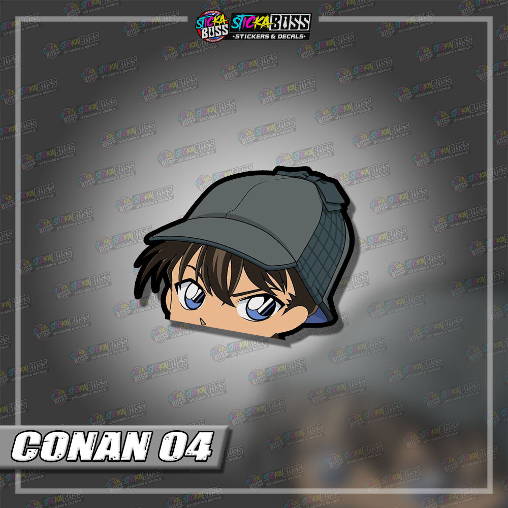 DETECTIVE CONAN | ANIME PEEKER STICKER【VINYL PRINTED】( LAMINATED / WATERPROOF )
